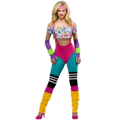 HalloweenCostumes.com Work It Out 80's Costume for Women 9 HalloweenCostumes.com Work It Out 80's Costume for Women - Image 7