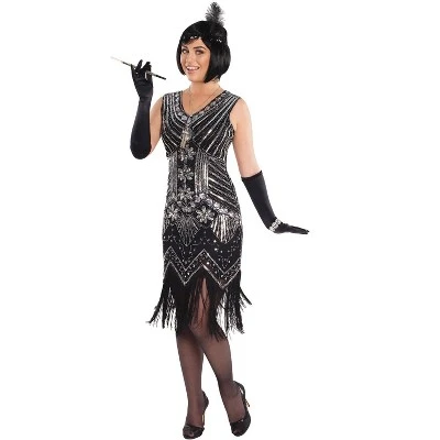 Forum Novelties Silver Screen Flapper Women's Costume 4 Forum Novelties Silver Screen Flapper Women's Costume - Image 2