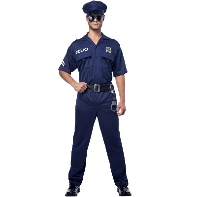 California Costumes Police Plus Size Men's Costume 4 California Costumes Police Plus Size Men's Costume - Image 2