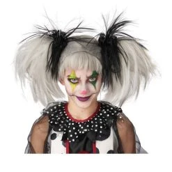 California Costumes Glow in the Dark Punk Pigtails Wig (Black/Grey) -Adult Halloween Costumes Shop GUEST e8fdd916 9c5c 4e6d a3e2 4b6e4b5376f4