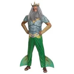 Disguise Mens Disney The Little Mermaid King Triton Deluxe -Adult Halloween Costumes Shop GUEST e96d192b 753a 4204 8a63 c6d8bd771122