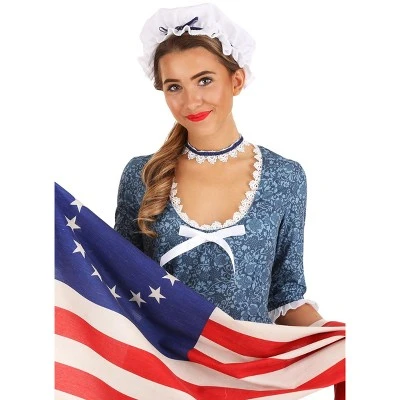 HalloweenCostumes.com Betsy Ross Women's Costume 4 HalloweenCostumes.com Betsy Ross Women's Costume - Image 2