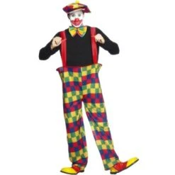 Smiffy's Smiffy Hooped Clown Adult Costume -Adult Halloween Costumes Shop GUEST ebe70aab 5599 4ee9 b379 a9a5b1f47426 2