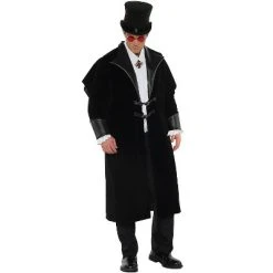 Underwraps Mens Dead Of Night Costume - One Size Fits Most - Black