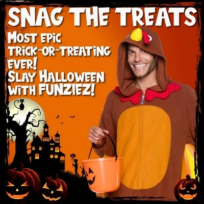 FUNZIEZ! - Thanksgiving Turkey Adult Unisex Novelty Union Suit 3 FUNZIEZ! - Thanksgiving Turkey Adult Unisex Novelty Union Suit