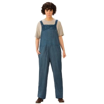 Rubie's Women's Stranger Things Eleven's Overalls Halloween Costume 4 Rubie's Women's Stranger Things Eleven's Overalls Halloween Costume - Image 2