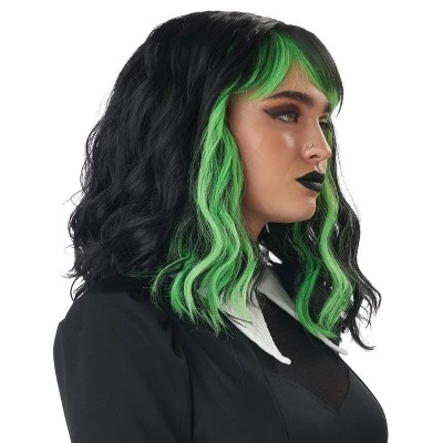 California Costumes Cute N Crafty Adult Wig (Electric Green) 3 California Costumes Cute N Crafty Adult Wig (Electric Green)