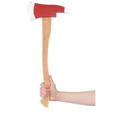 HalloweenCostumes.com Fireman's Axe, Red/Brown