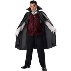InCharacter Costumes InCharacter Classic Vampire Men's Plus Size Costume