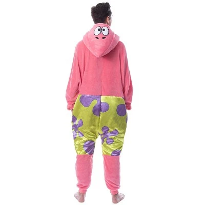 INTIMO Nickelodeon Mens' SpongeBob SquarePants Patrick Star Sleep Union Suit Pink 4 INTIMO Nickelodeon Mens' SpongeBob SquarePants Patrick Star Sleep Union Suit Pink - Image 2