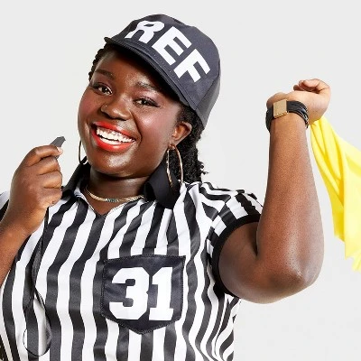 Hyde & EEK! Boutique Adult Referee Halloween Costume Top with Accessories One Size - Hyde & EEK! Boutique™ 4 Hyde & EEK! Boutique Adult Referee Halloween Costume Top with Accessories One Size - Hyde & EEK! Boutique™ - Image 2