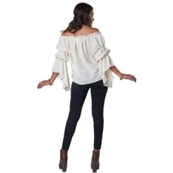 California Costumes Renaissance Peasant Blouse Women's Costume (Beige)