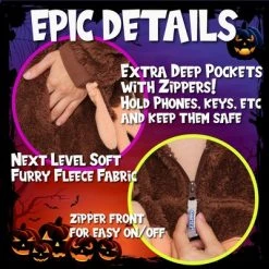 FUNZIEZ! Sasquatch Adult Unisex Novelty Union Suit -Adult Halloween Costumes Shop GUEST f881604d 3e2c 4c83 9b6b 2b4497f84538