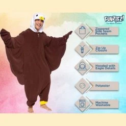 FUNZIEZ! - Eagle Adult Unisex Novelty Union Suit 8 FUNZIEZ! - Eagle Adult Unisex Novelty Union Suit -Adult Halloween Costumes Shop GUEST f9c99035 cecc 4266 97c5 56dc4f128eef
