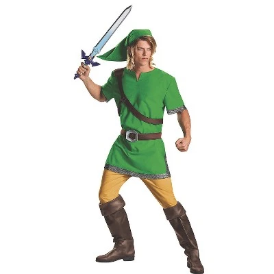 Disguise Mens Legend of Zelda Classic Link Costume - Large/X Large - Green 3 Disguise Mens Legend of Zelda Classic Link Costume - Large/X Large - Green