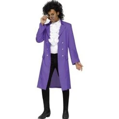 Fun World Prince Purple Pain Rock Adult Men's Costume Jacket Standard