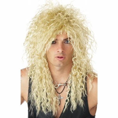 California Costumes Headbanger Costume Wig (Blonde) 4 California Costumes Headbanger Costume Wig (Blonde) - Image 2