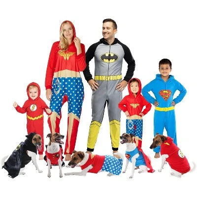 INTIMO DC Comics Justice League Superhero Matching Family Costume Pajamas Union Suit 6 INTIMO DC Comics Justice League Superhero Matching Family Costume Pajamas Union Suit - Image 4