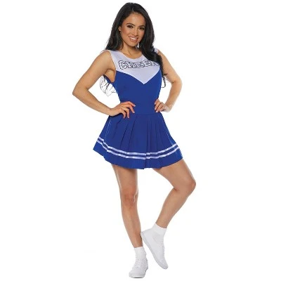 Underwraps Costumes Underwraps Cheer Women's Costume (Blue) 5 Underwraps Costumes Underwraps Cheer Women's Costume (Blue) - Image 3
